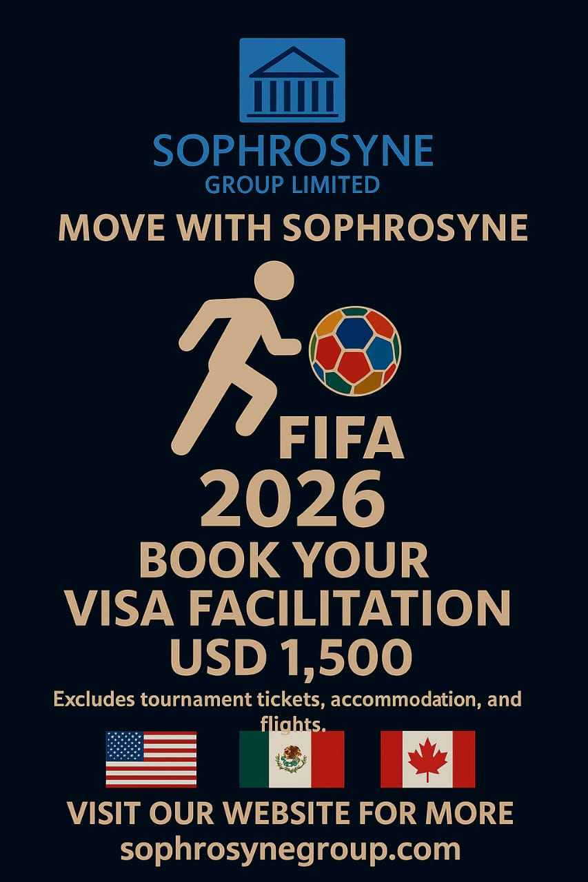 Move With Sophrosyne – FIFA World Cup 2026 Poster